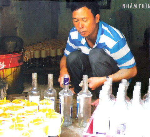 Inventing diving lights from bottles