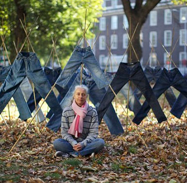 Inventing jeans helps clean the air