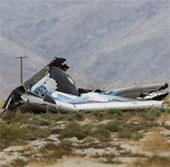 Investigating the spaceship breaking up in the desert