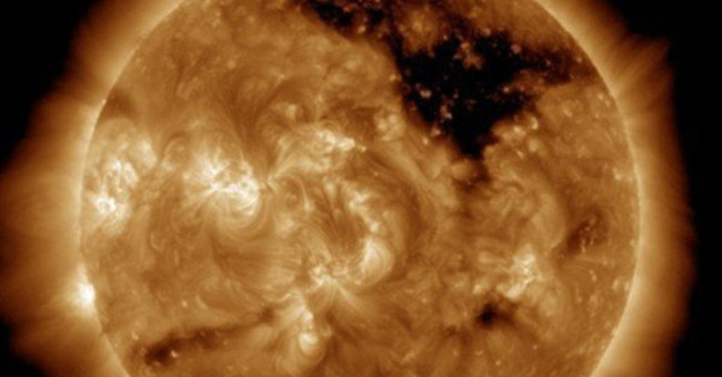 Is the giant hole in the Sun really scary?