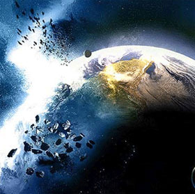 It is clear that the cause of the Earth is continuously suffered from meteorites
