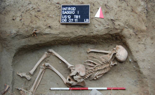 Italy discovered a skeleton of 5,000 years
