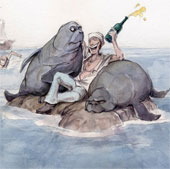 January 9: Columbus mistook a manatee as a mermaid