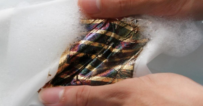 Japan develops washable solar cells like clothes