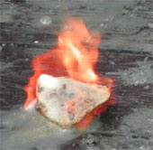 Japan exploits natural gas from burnt ice