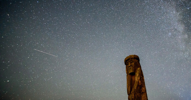 Japan produces artificial meteor shower