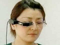 Japan: Television screen for glasses