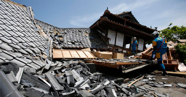 Japan was again shaken by the second earthquake