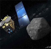Japanese experimental space bombs shoot meteors