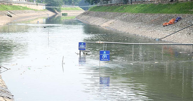 Japanese expert calculated not to let the water wash away the results of To Lich River