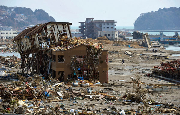 Japanese inspired double tsunami in March