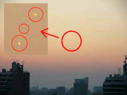 Japanese 'landed' UFO