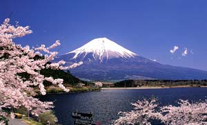 Japanese sacred mountain - Mount Fuji (Fujiyama)