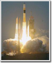 Japanese satellite Internet launcher