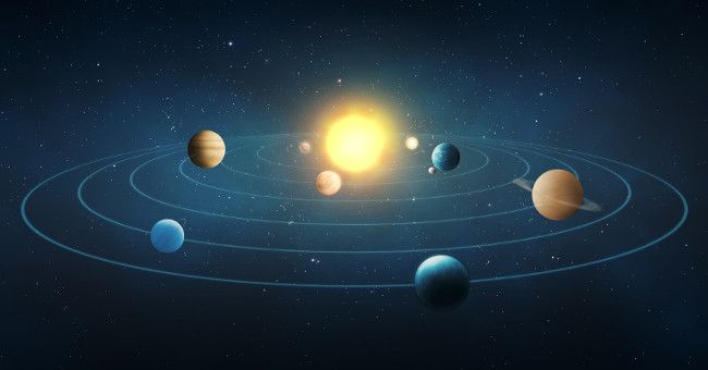 Jupiter and Venus distort the orbit of the Earth