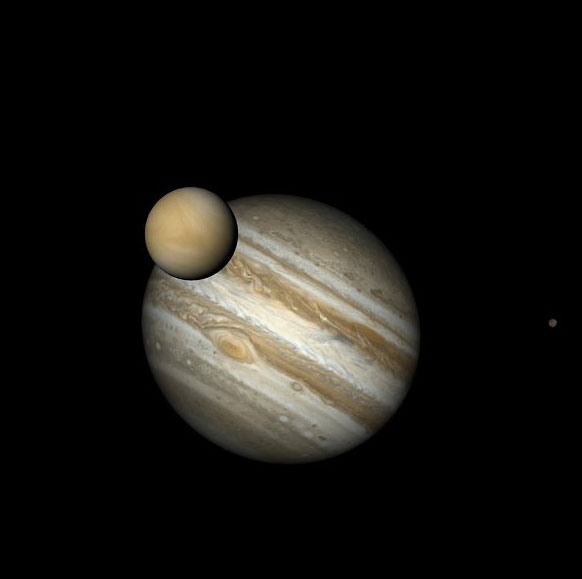 Jupiter and Venus together converge