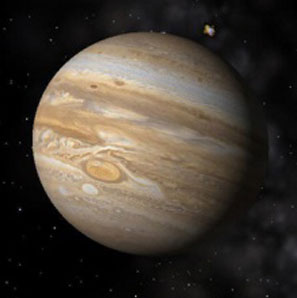 Jupiter - The largest planet in the solar system is melting