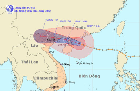 Kai-Tak storm strengthened, Bac Bo heavy rain on the weekends