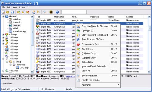 KeePass - safe 'safe' for passwords
