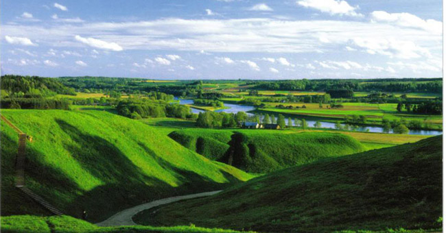 Kernavé archaeological site - World cultural heritage in Lithuania