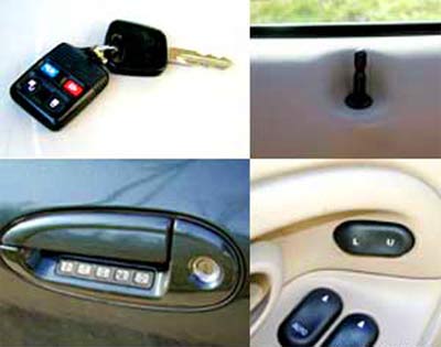 Key points of the car door lock system