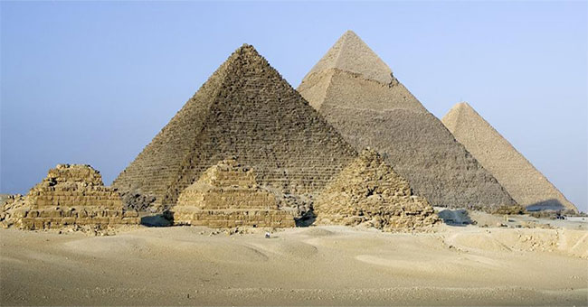 Kheops pyramid turned out to be a