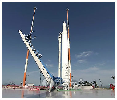 Korea launched the first satellite into space