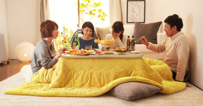 Kotatsu heater - the best invention of Japanese people
