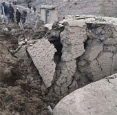 Land in Afghanistan killed 350 people and 2,000 people were missing