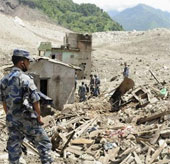 Landslide in Nepal caused 8 deaths, 200 missing