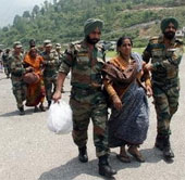 Large floods in India and Canada cause great damage