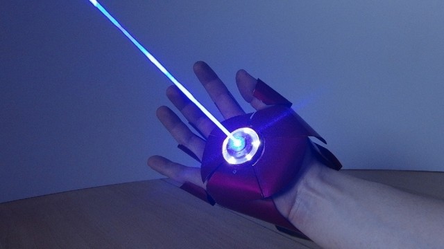 Laser gloves made just like Ironman