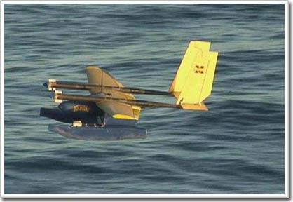 Launch unmanned unmanned floatplane