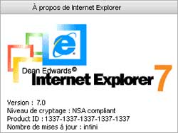 Launched Internet Explorer 7 Beta 3
