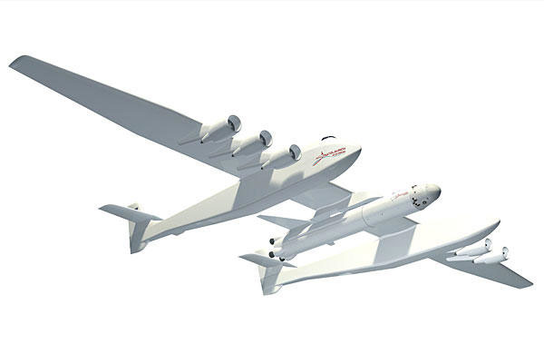 Launching a spacecraft from the air