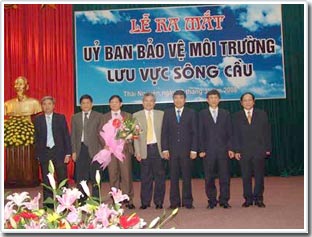 Launching the Environmental Protection Committee of Cau River Basin
