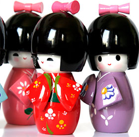 Learn about Kokeshi dolls