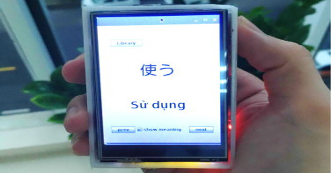 Learning a new language: Just shake your wrist lightly, vocabulary will appear