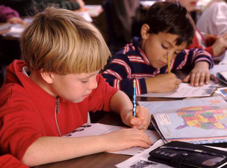 Left-handed children prefer to go to school
