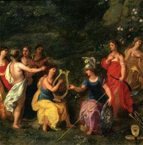 Legend of 9 beautiful Muses goddesses