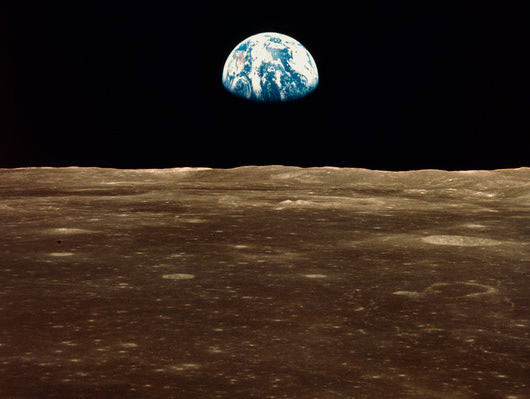 Legend of the first Earth photo