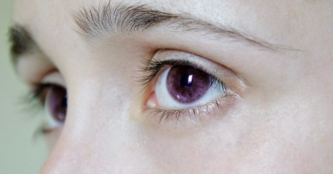 Legendary legend about people with purple eyes