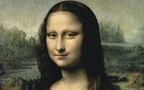 Leonardo used both fingers to paint the Mona Lisa