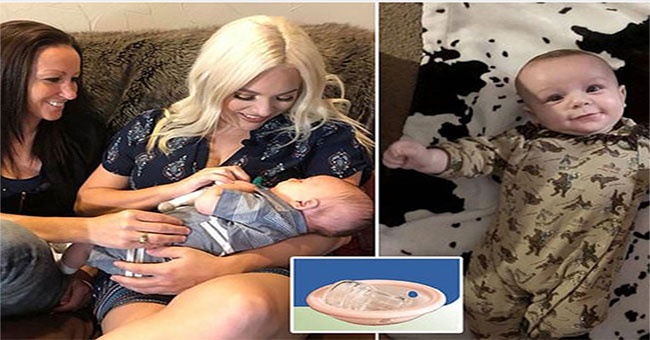 Lesbian couples who are pregnant and give birth