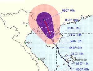 Level 8 hurricane will affect Eastern North