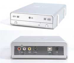 LG GSA - 5169D: Burn DVD directly with the push of a button