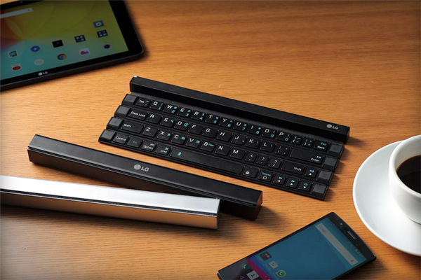 LG Rolly Keyboard: Keyboard roll like projection roll