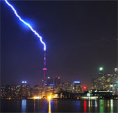 Lightning protection with laser