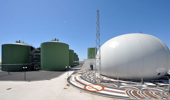Limit pollution caused by livestock with biogas reactors