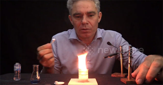 Listen to the exciting ASMR sounds of experiments and chemical reactions